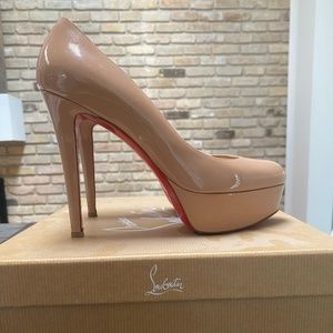 Christian Louboutin Nude Bianca 120 platform heels